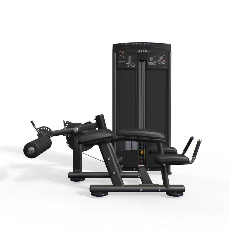 Liggende Leg Curl Machine (steekgewichten) - Evolve Fitness SC-UL-150 Selectorized