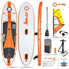 Opblaasbaar windsurf board / SUP board hybride met accessoires - Zray W1 10" - 305 cm