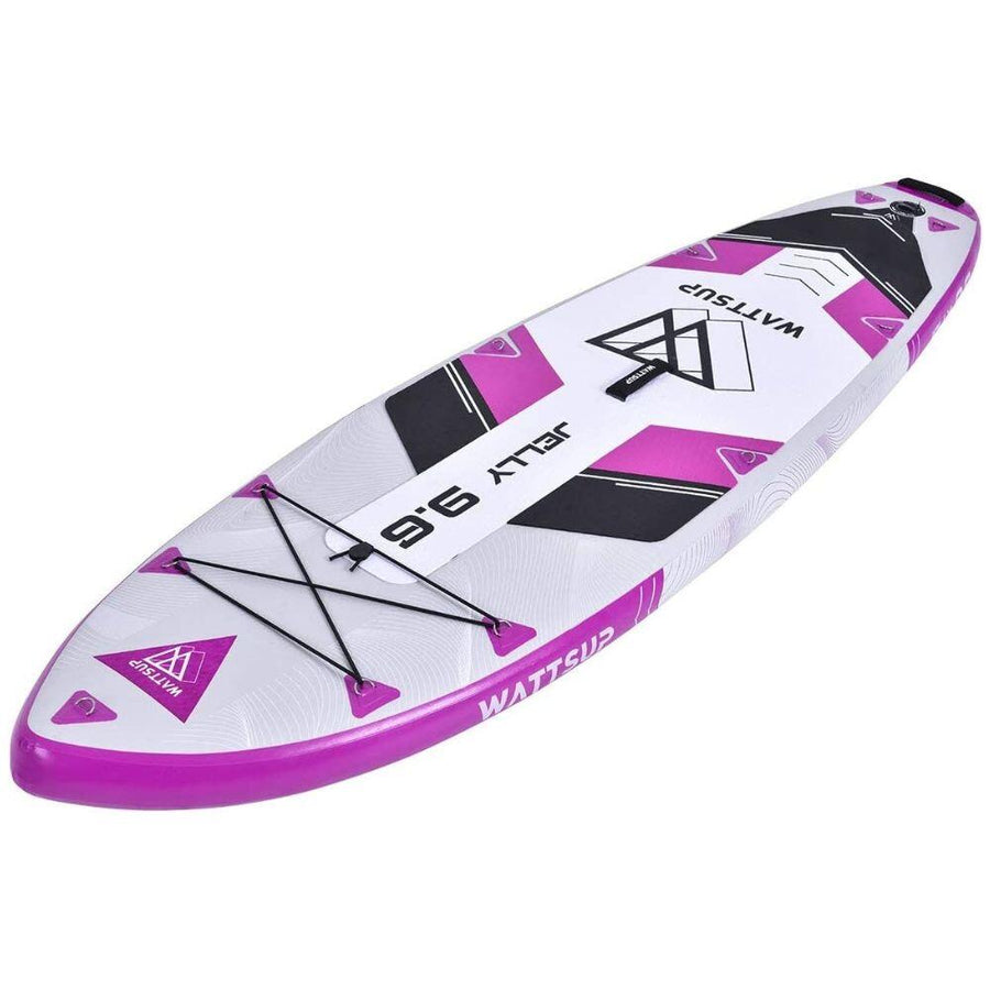 Roze SUP Board Set voor vrouwen - WattSUP Jelly 9'6" - met accessoires