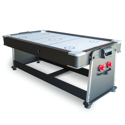 4-in-1 multifunctionele speeltafel - Thunder Crush 7FT - Pool / airhockey / pingpong / eettafel - 203 x 112 x 82 cm