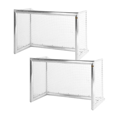 Avyna Aluminium Pro Goal 150 x 100 cm - incl. net - set van twee voetbaldoeltjes