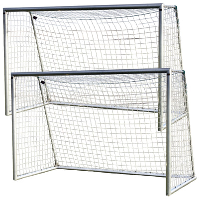 Avyna Fußballtore aus Aluminium – Pro Goal 300 x 200 cm – inkl. Netz – 2er-Set