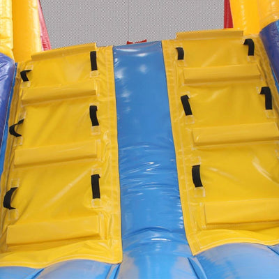 Avyna Happy Bounce springkussen - Double Mega Slide 4-1 Prof - 4 personen