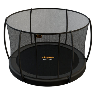 Avyna Pro-Line InGround ronde trampoline Ø245 met veiligheidsnet - 4 kleuren - met gratis afdekhoes