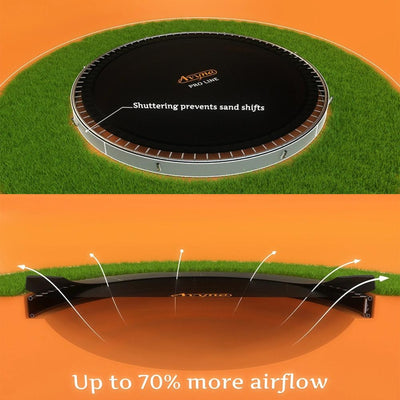 Trampoline rond Avyna Pro-Line InGround Ø245 avec filet de sécurité - 4 coloris - avec housse offerte