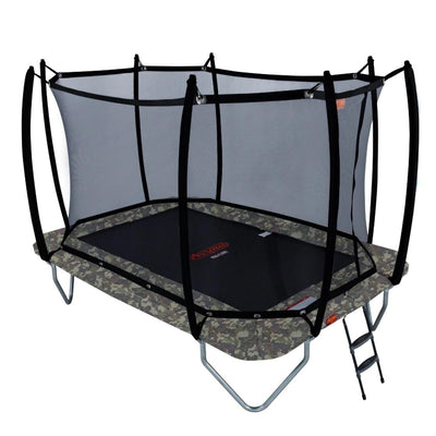 Avyna Pro-Line opbouw trampoline rechthoekig 340x240 (234) met net - 3 kleuren - met gratis afdekhoes