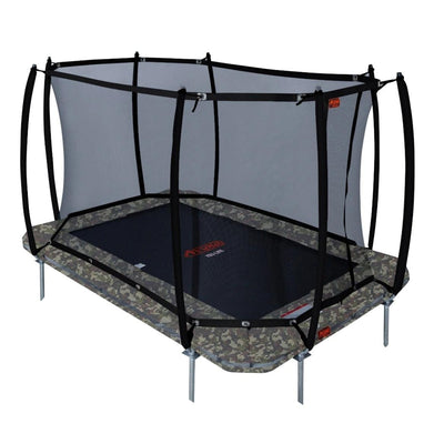 Avyna Pro-Line InGround Trampolin 340 x 240 cm (234) mit Sicherheitsnetz – 4 Farben