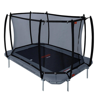 Trampoline Avyna Pro-Line InGround 340 x 240 cm (234) avec filet de sécurité - HD Plus - gris