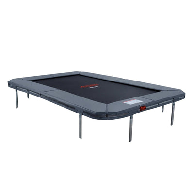 Avyna Pro-Line InGround trampoline 380 x 255 cm (238) met veiligheidsnet - HD Plus - grijs