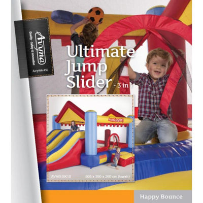 Avyna Happy Bounce springkussen - Ultimate Jump Slider - 3 personen