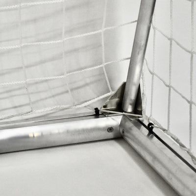 Avyna Aluminium Pro Goal 250 x 100 cm - incl. net - set van twee voetbaldoeltjes