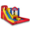 Château gonflable Avyna Happy Bounce - Toboggan aquatique - 3 personnes 