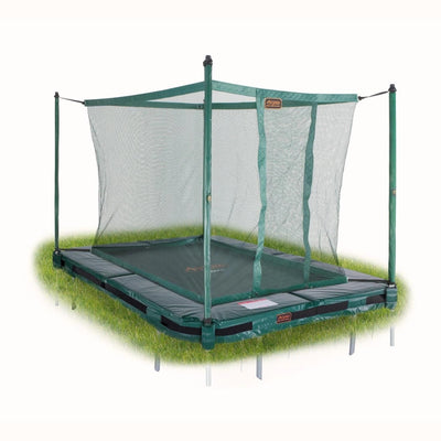 Avyna Pro-Line InGround Trampolin 215 x 155 cm (203) mit Sicherheitsnetz – 2 Farben