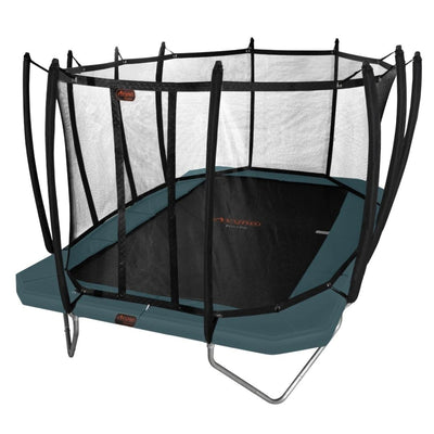 Avyna Pro-Line opbouw trampoline rechthoekig 520x305 (352) met net - 2 kleuren - met gratis afdekhoes