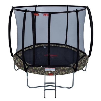 Trampoline en saillie Avyna Pro-Line rond (Ø365 cm) avec filet - 3 coloris - avec housse offerte