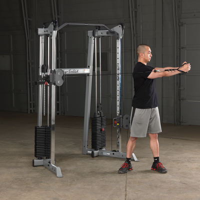 Body-Solid GDCC210 Kompaktes Functional Training Center / Cable Crossover