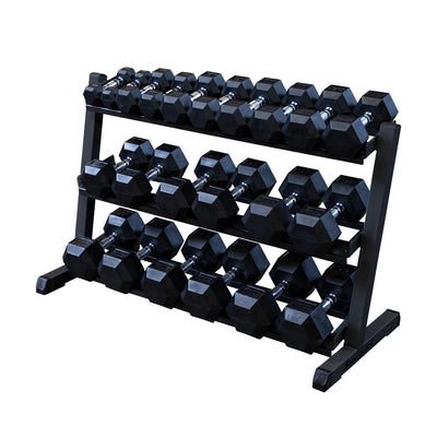 Body-Solid GDR48 - Dumbbell rack (drielaags)