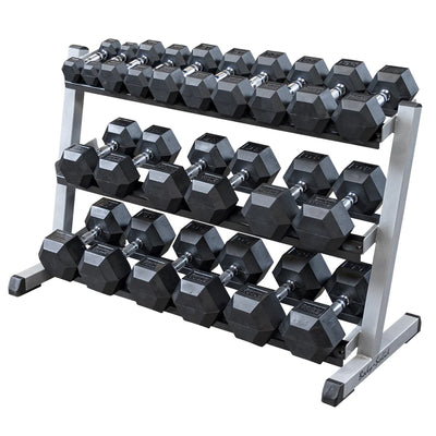 Body-Solid GDR48 - Dumbbell rack (drielaags)