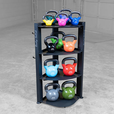 Fitness accessoires rek - Body-Solid GAR75 hoek opslagrek voor kettlebells