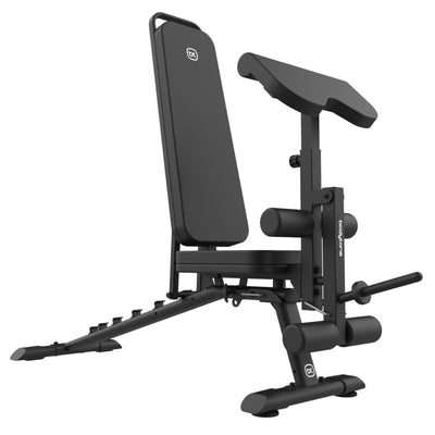 Banc de fitness réglable Bodytone HBC03 - (inclinaison / plat + boucles biceps / boucles jambes)