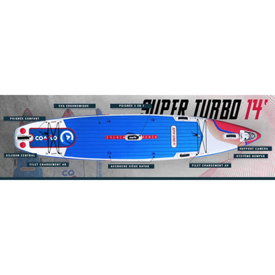 SUP Board Set - Coasto Super Turbo 14' - met accessoires