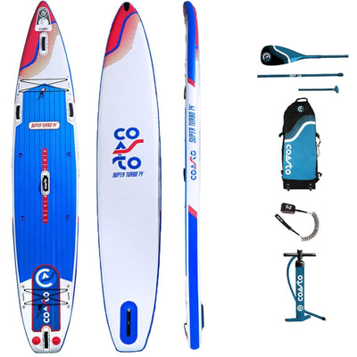 Set de planches SUP - Coasto Super Turbo 14' - avec accessoires