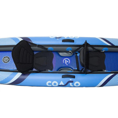 Kayak gonflable biplace avec accessoires - Coasto Lotus 2 places