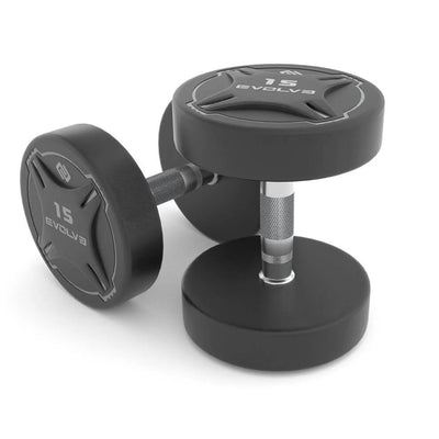 Evolve Fitness TPU Urethane Dumbbell Set (37,5 - 60 KG)