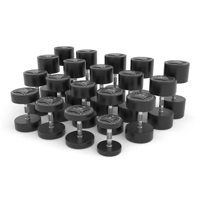 Evolve Fitness TPU Urethane Dumbbell Set (12,5 - 45 KG)