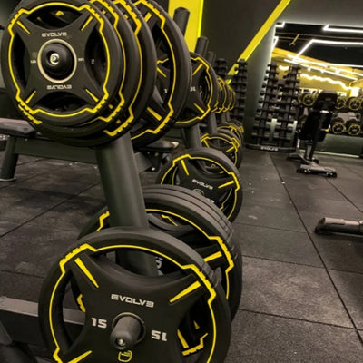 Urethaan Halterschijf Set (6 stuks) - 10 t/m 25 kg - Evolve Fitness