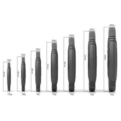 Urethaan Halterschijf Set (6 stuks) - 10 t/m 25 kg - Evolve Fitness