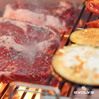 Kamado Barbecue XXL - Evolve Advanced Solo 61 cm - inclusief accessoires - zonder onderstel en opzettafels