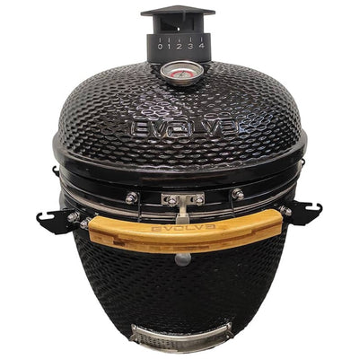 Kamado Barbecue XXL - Evolve Advanced Solo 61 cm - avec accessoires - sans base ni tables supplémentaires