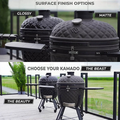 Kamado Barbecue XXL – Evolve „The Beauty“ – inklusive Zubehör