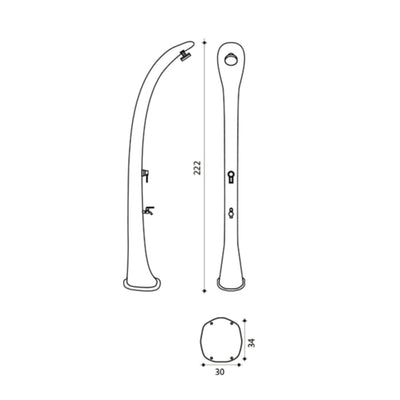 Solar Buitendouche - Formidra Cobra (32L)