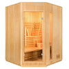 Sauna vapeur finlandais pour 3/4 personnes - France Sauna Zen 3C Sauna d'angle