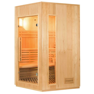 Sauna vapeur finlandais pour 3/4 personnes - France Sauna Zen 3C Sauna d'angle