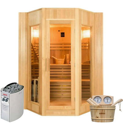 Finnische Dampfsauna für 4 Personen - France Sauna Zen 4