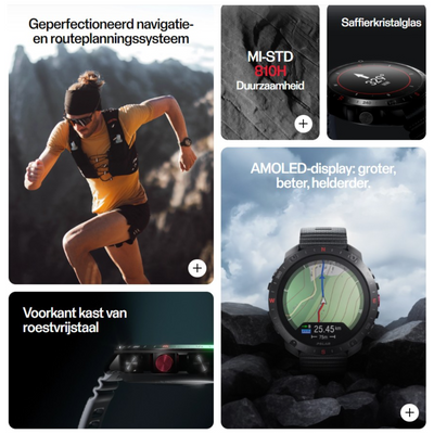 Polar Grit X2 Pro Night Black - Montre multisport et plein air haut de gamme SL