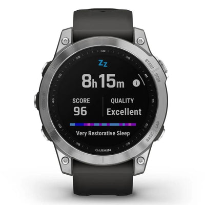 Garmin Fenix ​​​​7 Silver Standard Edition - 42 mm &amp; 47 mm - Montre multisport &amp; outdoor