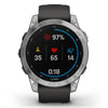 Garmin Fenix ​​​​7 Silver Standard Edition – 42 mm &amp; 47 mm – Multisport- und Outdoor-Uhr