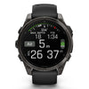 Garmin Fenix 8 Sapphire - 47 mm / AMOLED - Carbon grey DLC-titanium met zwarte siliconen band - Premium multisport horloge