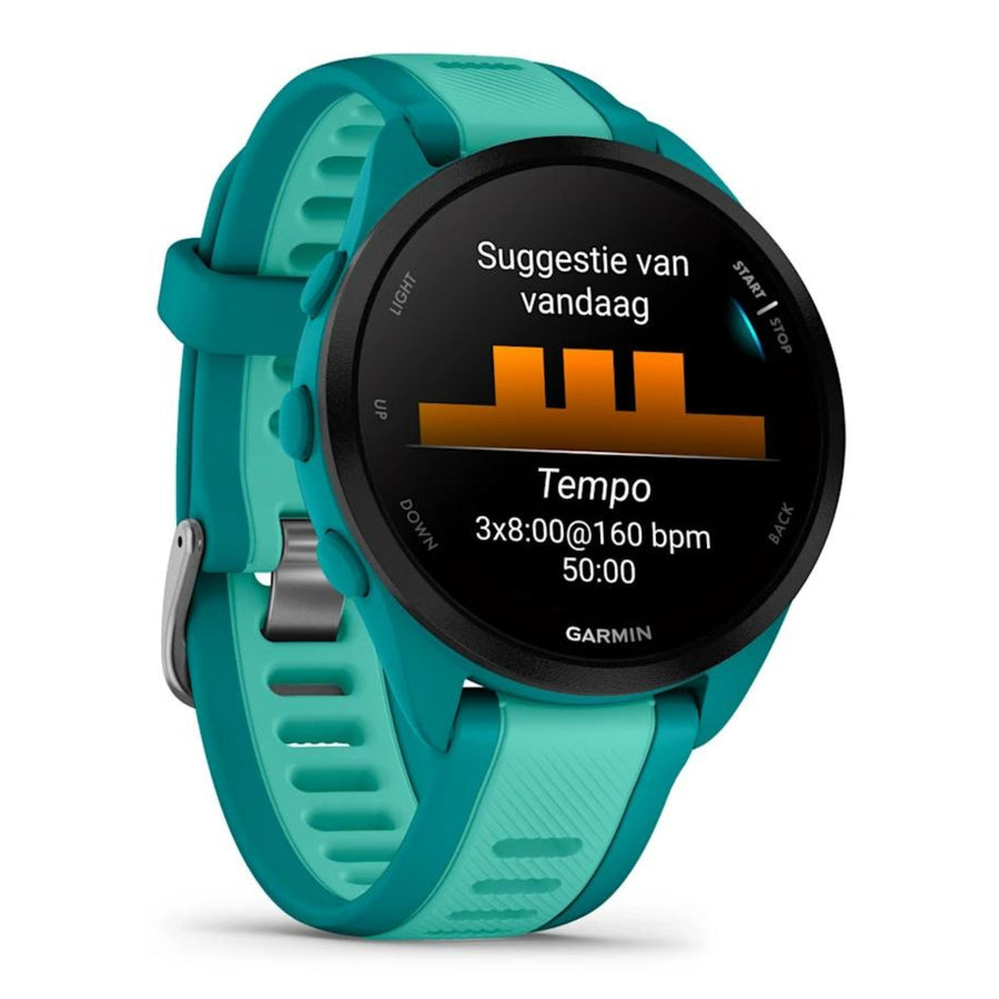 Garmin Forerunner 165 Music Turquoise/Aqua - 43mm - Montre running &amp; multisport