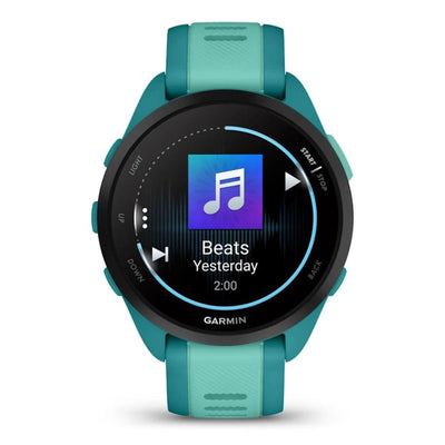 Garmin Forerunner 165 Music Türkis/Aqua – 43 mm – Lauf- und Multisportuhr