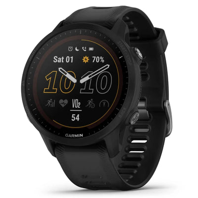 Garmin Forerunner 955 Solar Black – 47 mm – Solarbetriebene Lauf- und Multisportuhr