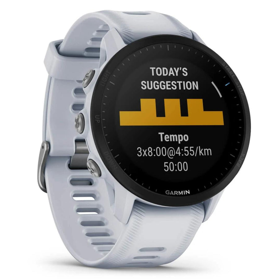 Garmin Forerunner 955 Weiß – 47 mm – Lauf- und Multisportuhr