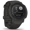 Garmin Instinct 2 Solar Noir / Graphite - 45 mm - Montre intelligente robuste pour les aventures multisports et à énergie solaire