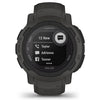 Garmin Instinct 2 Solar Noir / Graphite - 45 mm - Montre intelligente robuste pour les aventures multisports et à énergie solaire