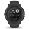 Garmin Instinct 2 Solar Zwart / Graphite - 45 mm - Robuuste smartwatch voor multisport & avontuur op zonne-energie