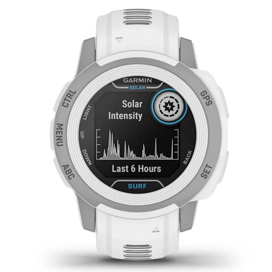 Garmin Instinct 2S Solar Surf Edition Blanc - 40mm - Montre surf &amp; multisport